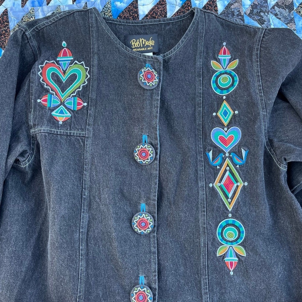 Bob Mackie Wearable Art Vintage Jacket - image 2